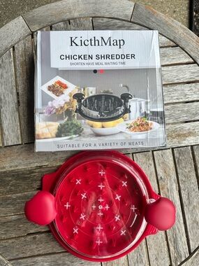 Kith Red Chicken Shredder Bowl with Dual Grip Handles